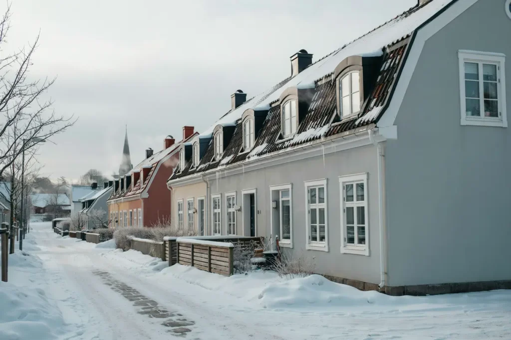 akut takskottning och sn r jning p radhustak i ytterby kung lv