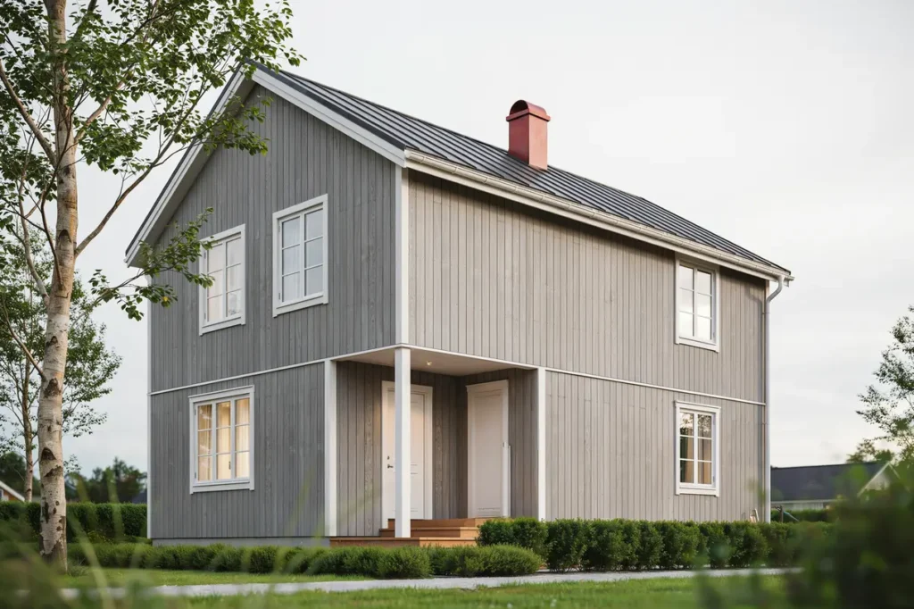 panelbyte och m lning av tr fasad p villa i ytterby kung lv
