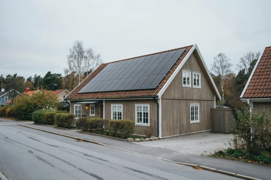 installera solpaneler p villan s s nker du elkostnaden och kar v rdet p huset